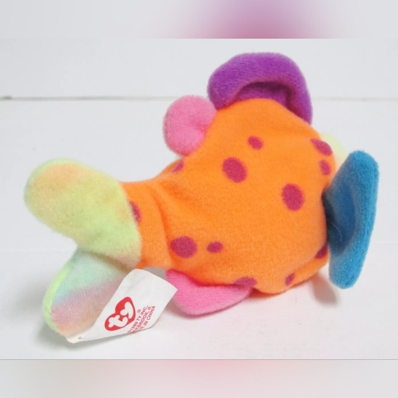 Lips  the Fish - TY Teenie Beanie Baby - Picture 11 of 14